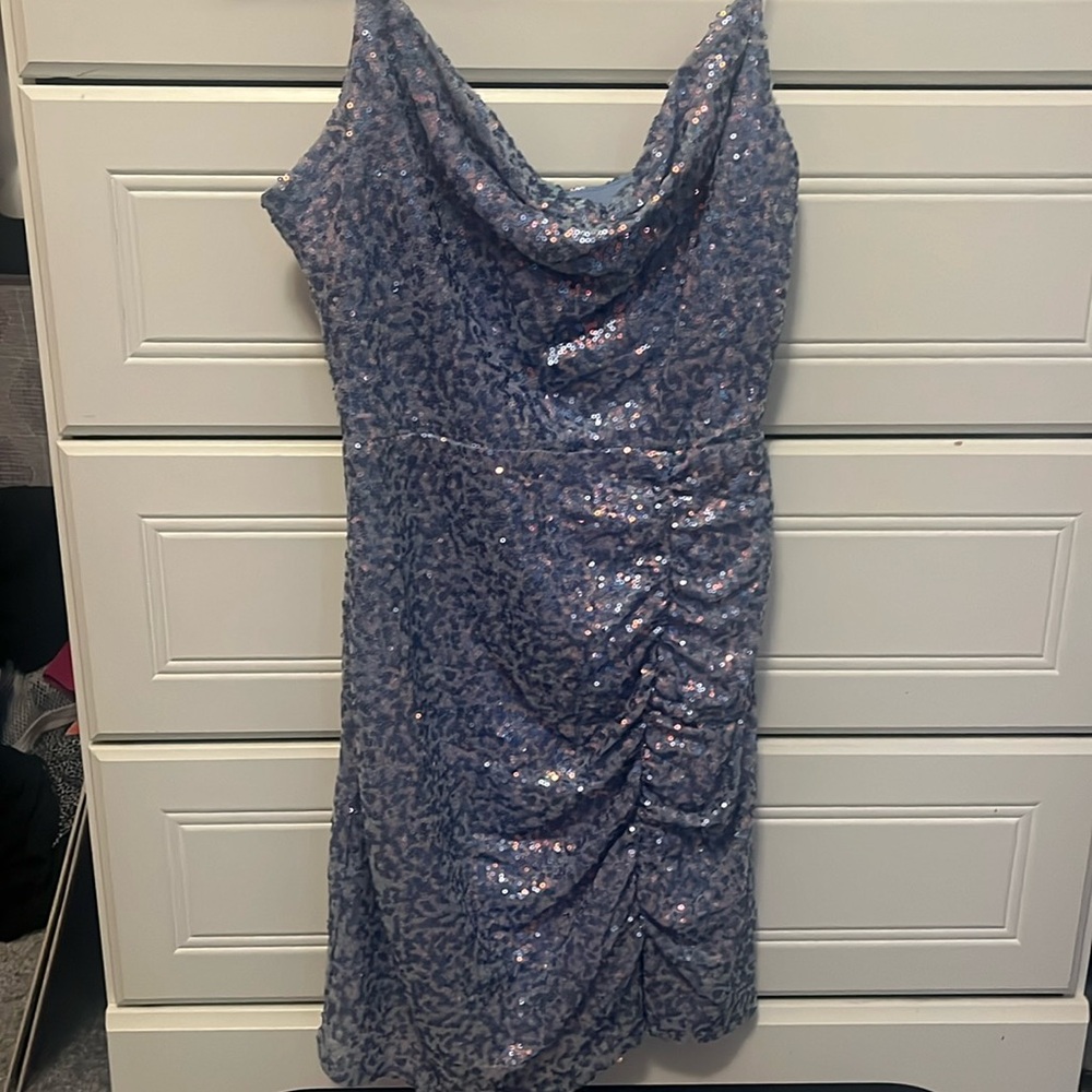Windsor Midi cowl neck dress